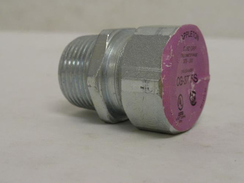 Appleton CG-3775S; Strain Relief Connector Size: 3/4" .375"-.5"