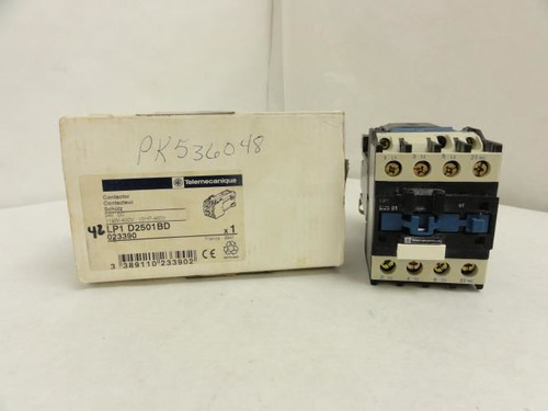 Telemecanique LP1 D2501BD; Contactor 25A; 3PH; 600V; Coil: 24V