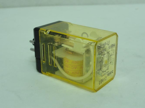 Idec RR2P-UAC120V; Relay 10A; 240VAC; Coil: 120VAC; 8-Pin