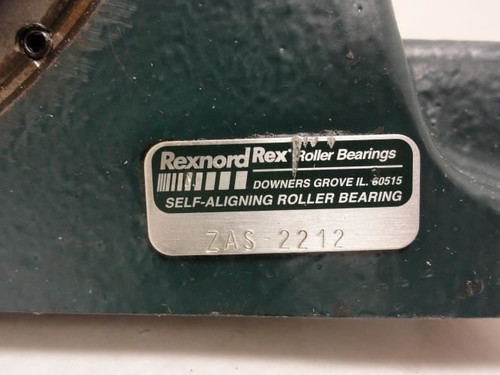 Rexnord ZAS-2212; Pillow Block Roller Bearing; 2-3/4"ID