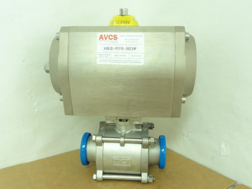 TCI  24556611; Actuated Sanitary Clamp Ball Valve; 2"OD
