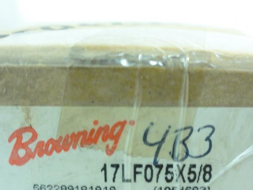 Browning 17LF075-5/8; Gearbelt Pulley; 17T; 5/8"ID
