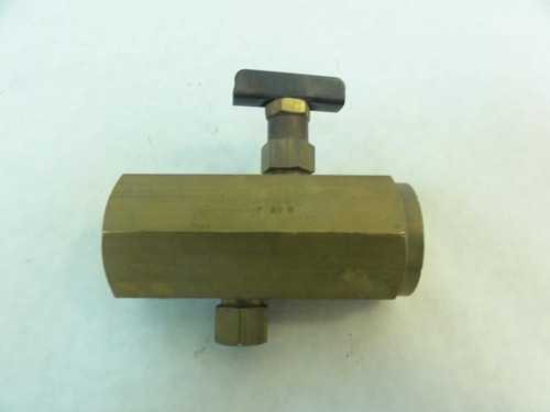 Pneu-Trol F30B; Flow Control Valve; 1/2" NPT; Brass
