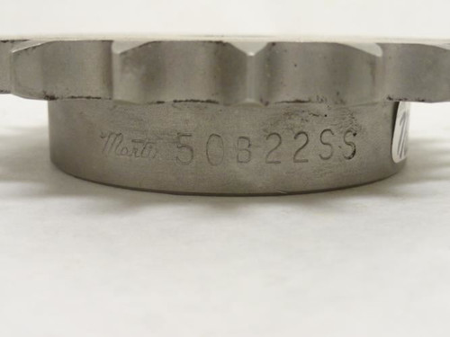 Martin 50B22SS-3/4; Sprocket # 50 SS; 22Teeth; 3/4"ID