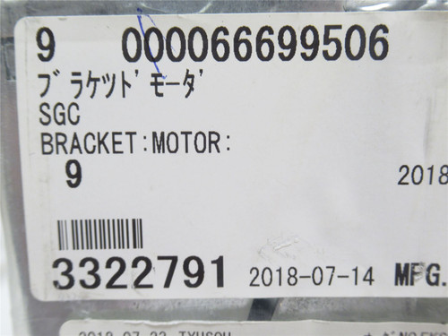 Ishida Scales 66699506; Steel Motor Bracket 3322791