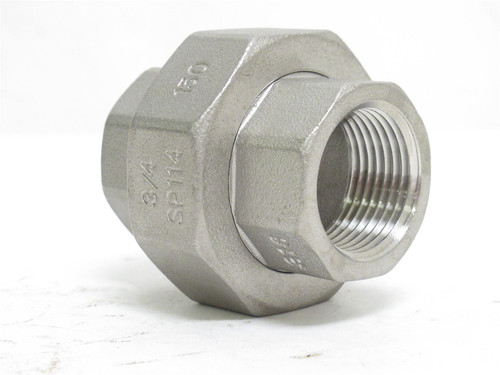 Industry-Std 6JM84; Threaded Pipe Union; SS-316; Size: 3/4NPT