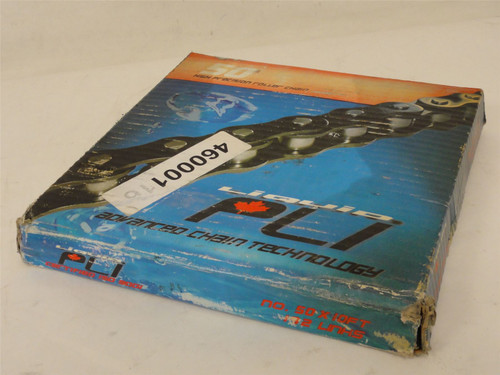 PLI 46000116; Roller Chain; #50 x 10Ft; 192 Links; 1300010989