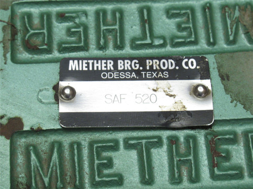 Miether SAF 520 X 3-7/16; Cast Iron Split Pillow Block; 2-Bolt