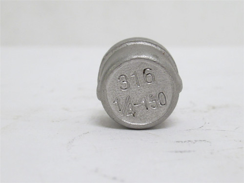 Industry-Std 6JL96; Lot-2; Pipe Caps SS-316; 1/4 FNPT