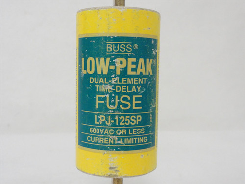 Bussmann LPJ-125SP; Time Delay Fuse; 125A; Cosmetically Poor