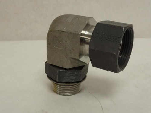 SSP 16AOEL6-SS; Adaptor Elbow 90Deg SS-316 1 ORFS x 1 BOSS