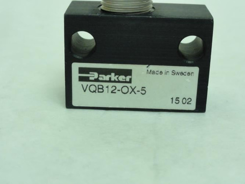Parker VQB12-OX-5; Flow Control  Needle Valve; G1/8 Thread Size