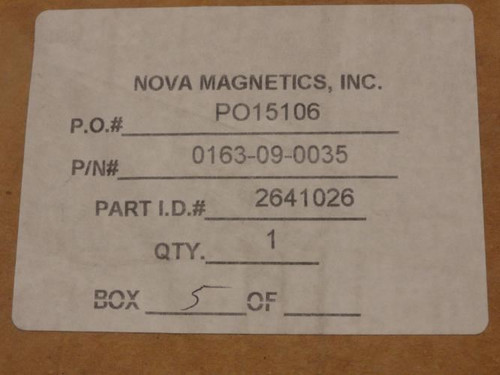 Nova Magnetics 2641026; Power Transformer; 0163-09-0035-A