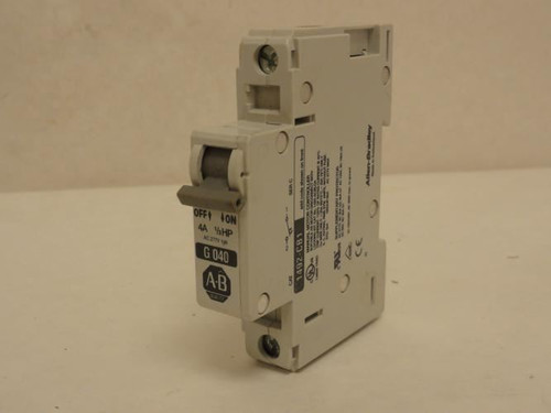 Allen-Bradley 1492-CB1G040; Manual Motor Controller 4A; 1/3Hp 1P