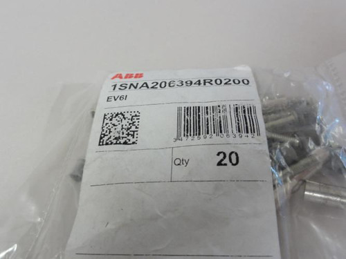 ABB 1SNA206394R0200; Bag-20 Terminal Block Jumper