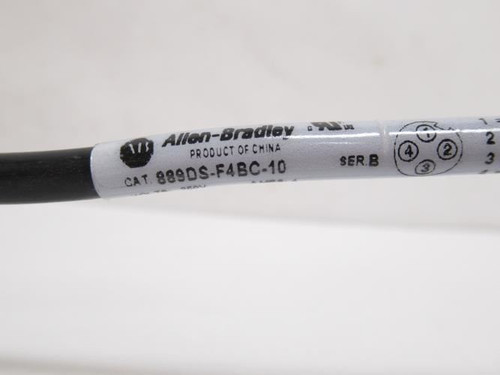 Allen-Bradley 889DS-F4BC-10; QD Cordset; 4PIN; 10M; 4A; 250VAC
