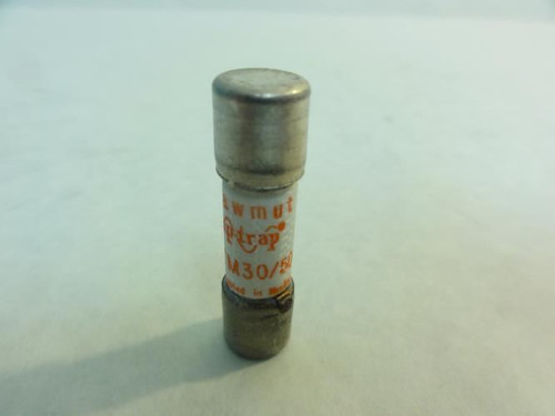 Shawmut ATM30/50; Lot-9 Fuse; 30/50A; 600V 13/32"OD x 1-1/2"L