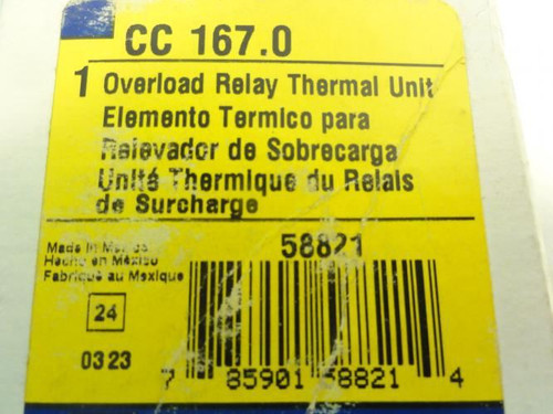 Square D CC176.0; Overload Thermal Unit