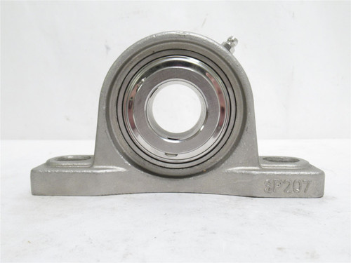 PTI SUCSP207-20; Pillow Block Bearing; SS; 1-1/4"ID; 2-Bolt