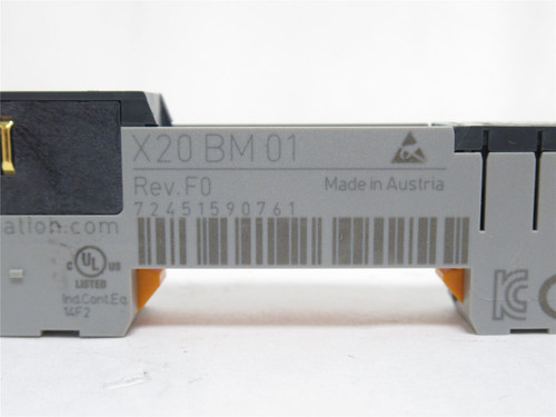 B&R X20BM01; Power Supply Module Base