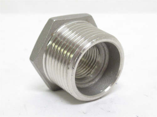 MFG- 60VE20; Reducer Bushing; SS; 1/2BSP x 1BSP