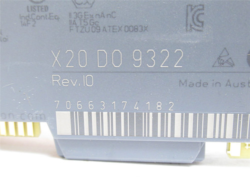 B&R X20DO9322; Output Module; 12 Point