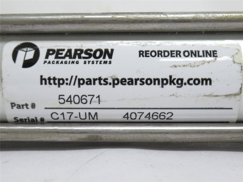 Pearson 5406761; Box Taper Air Cylinder; 1/2"ID x 3" Stroke