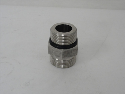 SSP S16GC; Straight Connector SS-316; 1 Soft Seal x 1 BOSS