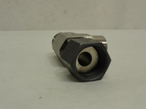 SSP S8SRT; Swivel Nut Run Tee; SS-316; 1/2 OFS; Swivel