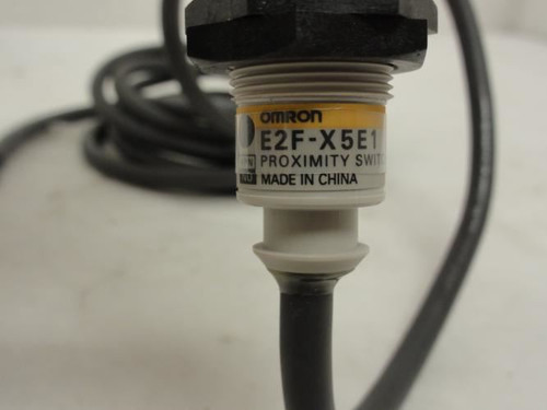 Omron E2F-X5E1; Proximity Sensor; Inductive; 10-30VDC; 2m Cable