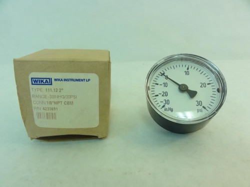 Wika 4233691; Pressure Gauge; 2" Dial Size; 1/8" NPT CBM