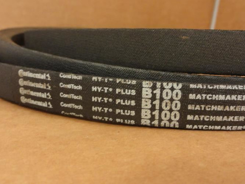 Continental  B100; V-Belt; Outside Length 103"; 13/32" Thick