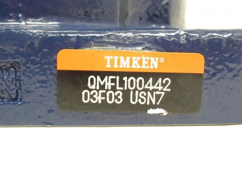 Timken QMFL100442; Flange Bearing 3"ID; Spherical Roller 4-Bolt
