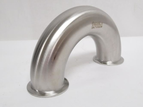 Sanitary Solutions C62UMP-2; 180 DegBend SS-304; 2" Clamp