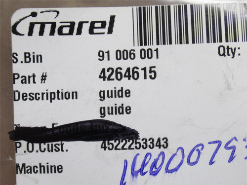Marel 4264616; Nylon Folder Guide