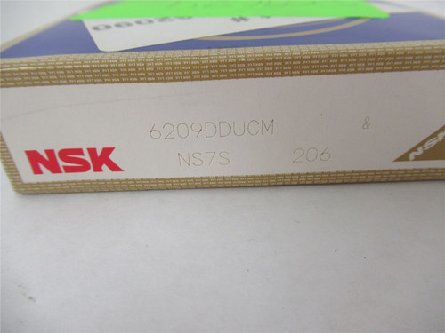 NSK 6209DDUCM; Bearing 45mm ID 85mm OD 19mm Width