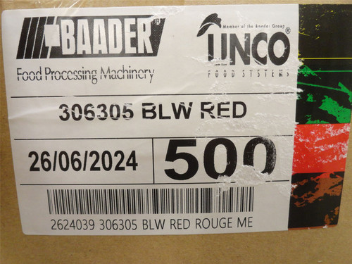 Baader 306305; Box-500; Red Poultry Picking Fingers