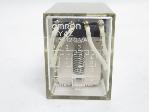 Omron MY4Z-AC110/120; Power Relay; 5A; 120VAC Coil: 110/120V