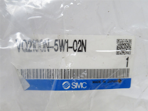 SMC VQ2100N-5W1-02N; Air Control Valve; 2-Pos; Coil: 24VDC