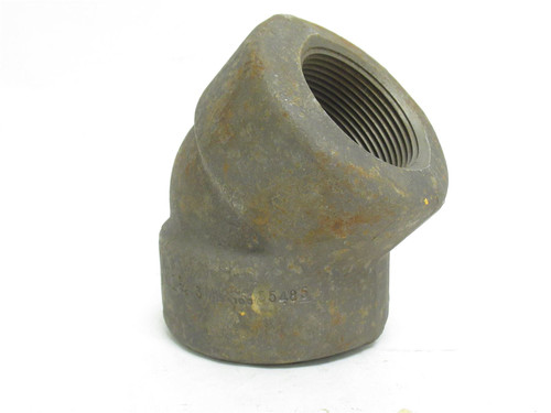 Industry-Std 1LBV7; Pipe Elbow; 45Deg; 1-1/2 FNPT; Class: 3000