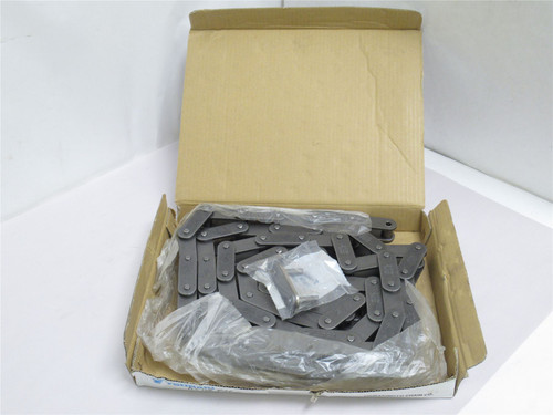 Tsubaki C2080HR-10; Steel Riveted Pin Chain #80; 10' Long