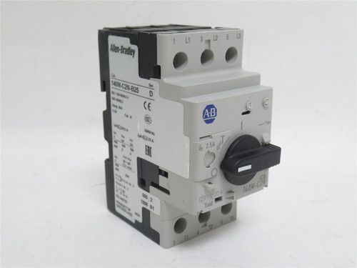 Allen-Bradley 140M-C2N-B25; Manual Starter 2.5A; 3P; 600VAC