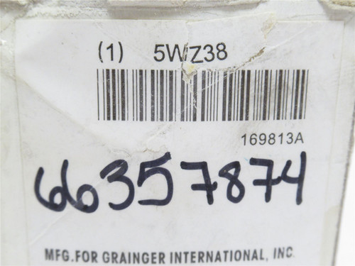 Industry-Std 5WZ38; Pressure Gauge; 0-100PSI; 2" Dial; 1/4NPT