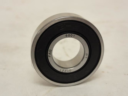 FAG 6001-2RSR; Ball Bearing 12mm ID x 28mm OD x 8mm Wide