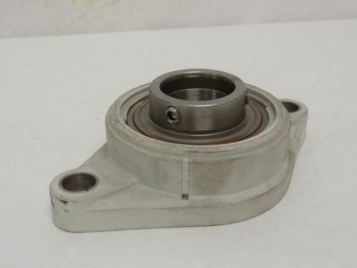 MRC C2F106SS; Flange Bearing 1-3/8"ID; 2-Bolt; Thermoplastic