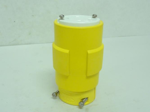 Woodhead 2909; Locking Blade Connector; 30A; 120/208V; 4 Pole