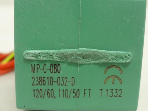 ASCO 238610-032-D; Solenoid Coil; 110/120V @ 50/60Hz