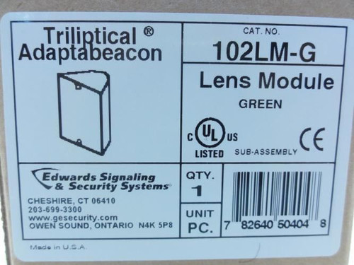Edwards Signaling 102LM-G; Green Lens Module