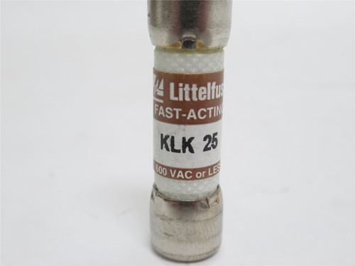 Littlefuse KLK-25; Fast Acting Fuse 25Amp; 600VAC