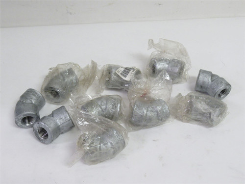 MFG- 1MPE1; Lot-10 Pipe Elbow; 45 Deg; 1/4"NPT